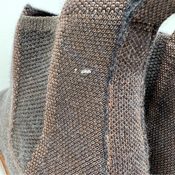 Rothy’s Coco Brown Merino Wool Blend Ankle Boots Booties Size 8.5 - Picture 7 of 10